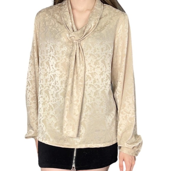 Vintage NA MA of California Gold Blouse - Picture 2 of 7